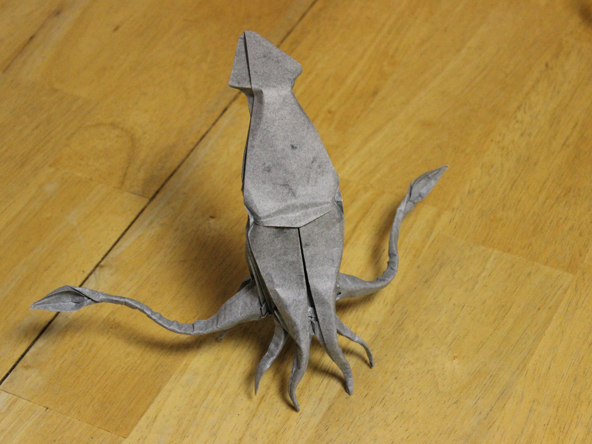 Origami Giant Squid Zing Blog