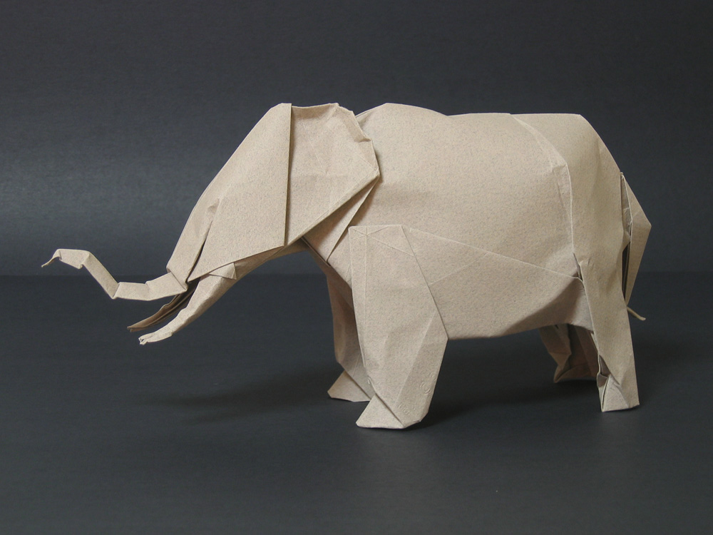 advanced origami elephant